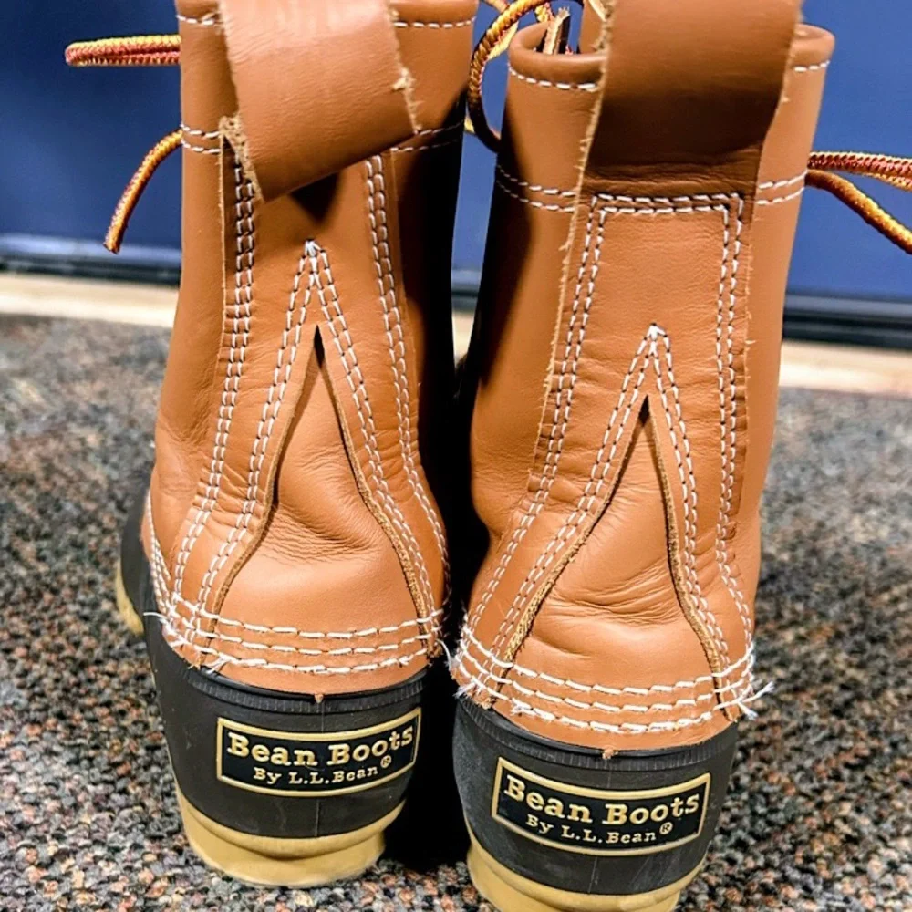L.L. Bean Tan and Black Bean Boots Women’s Size 6N